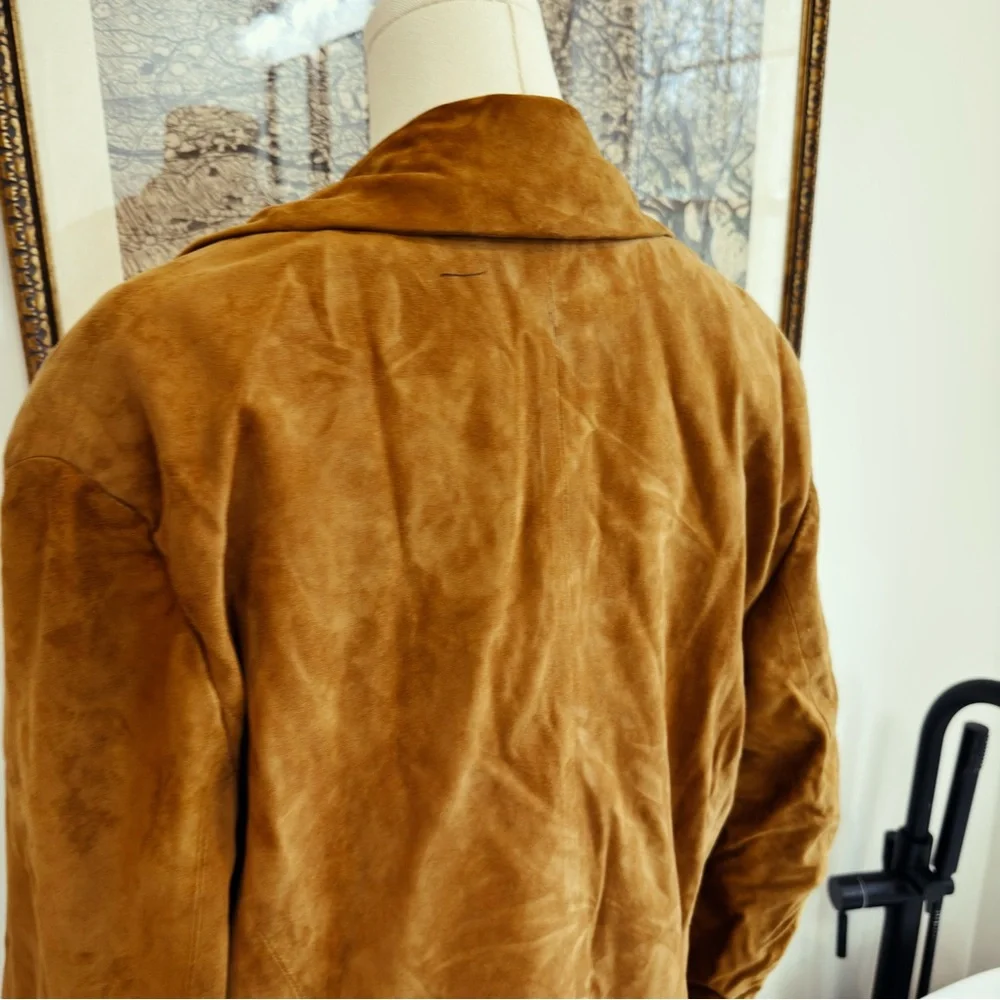 ✨ VINTAGE 1970s suede leather jacket